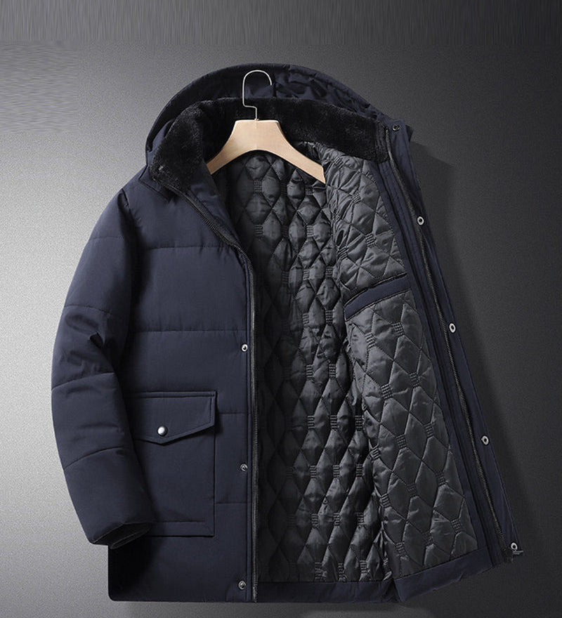 Veliki i visoki muški kaput