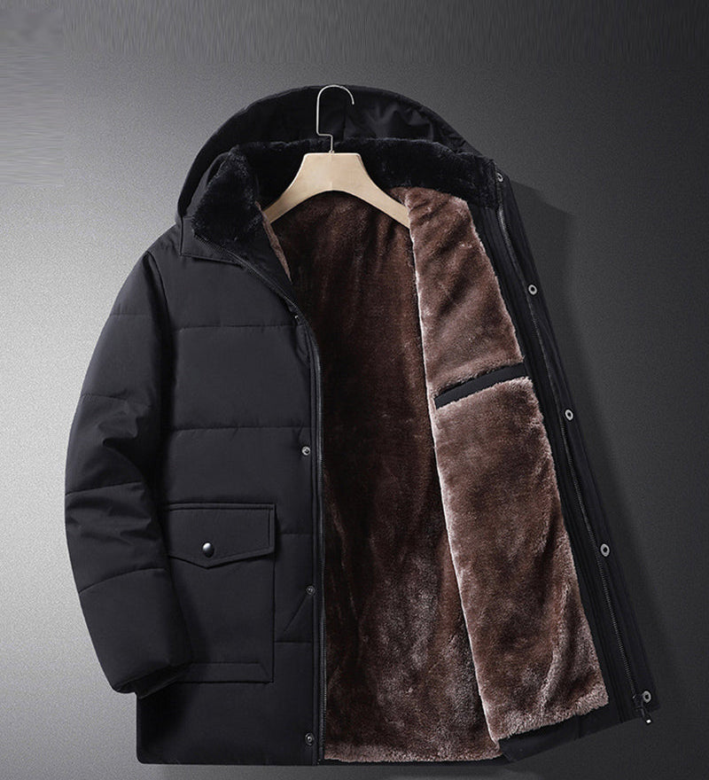 Veliki i visoki muški kaput