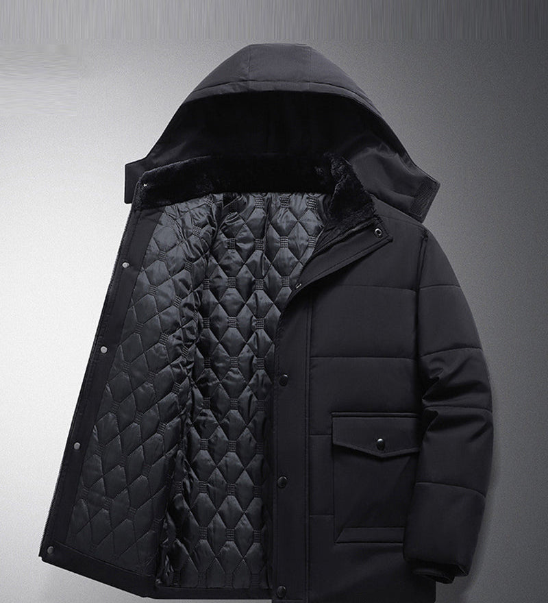 Veliki i visoki muški kaput