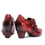 Ručne rađene cvjetne kožne bombe retro stila