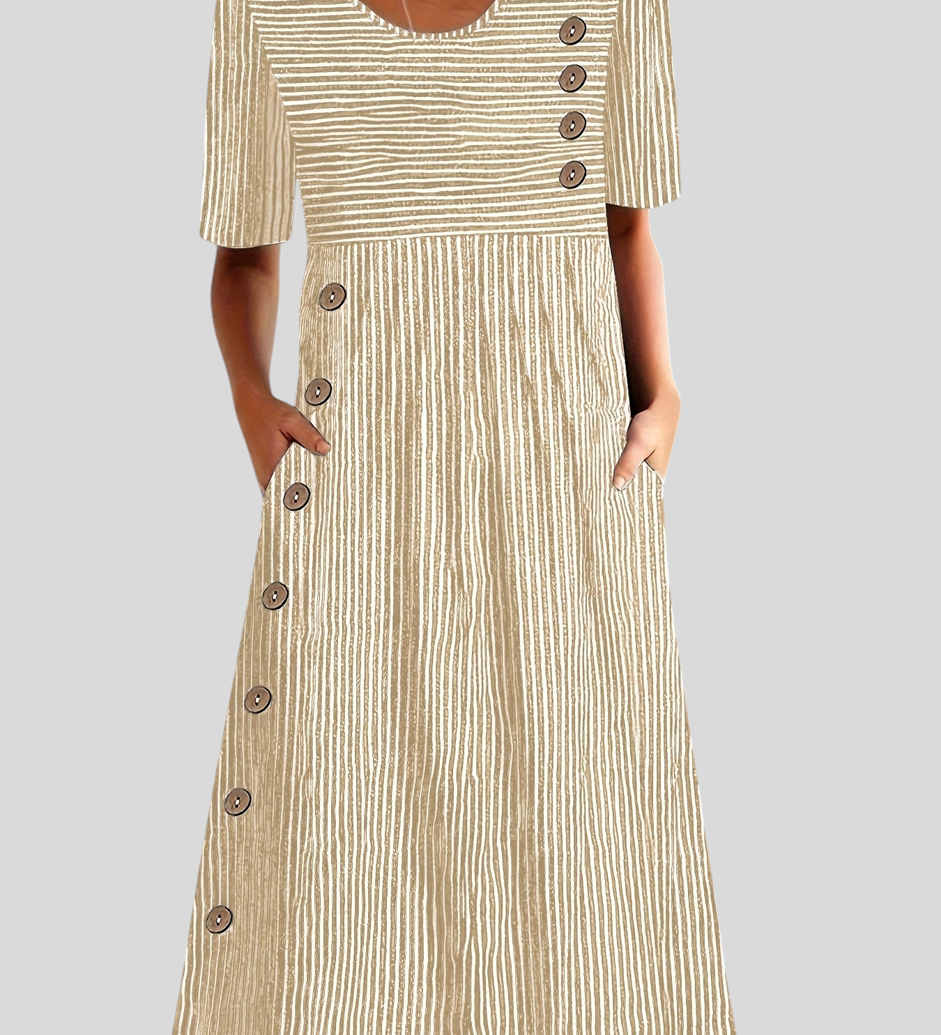 Sofia - Prugasta Ljetna Haljina