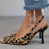 Maria | Leopard slingback salonke