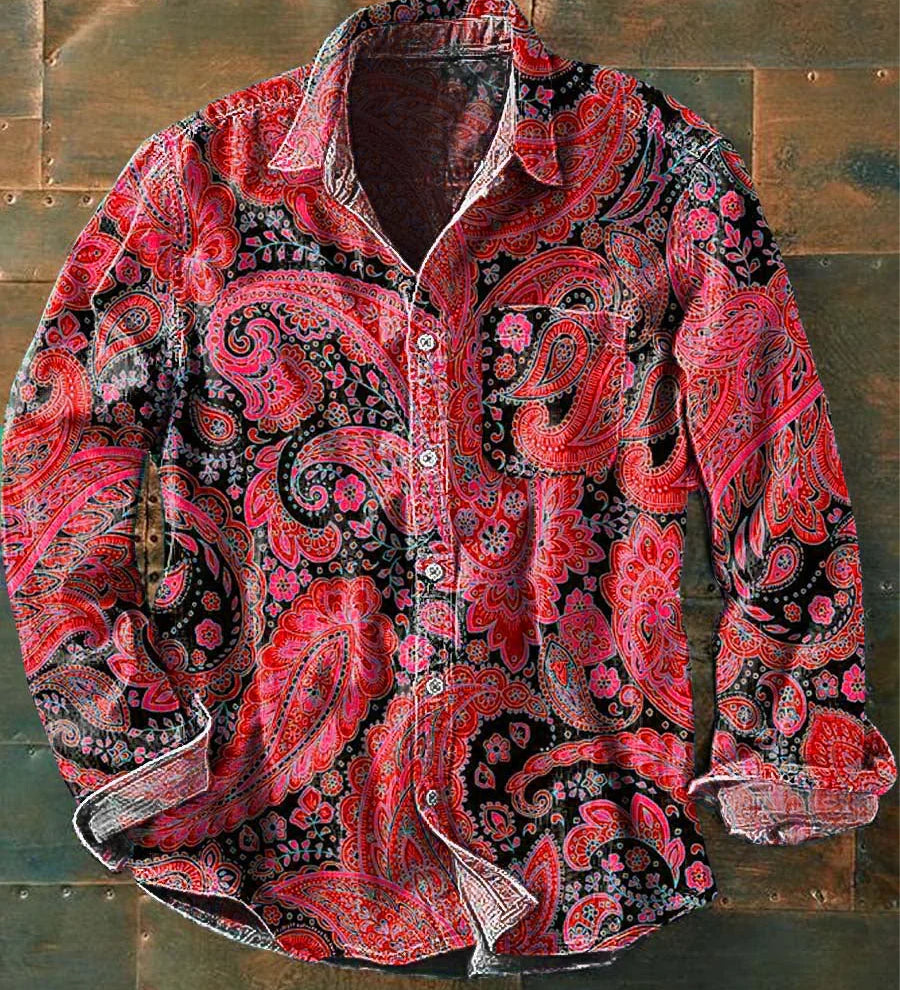 Stylish Muška Paisley Košulja