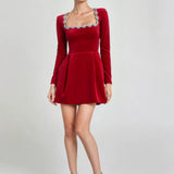 Willow™ | Baršunasta mini haljina