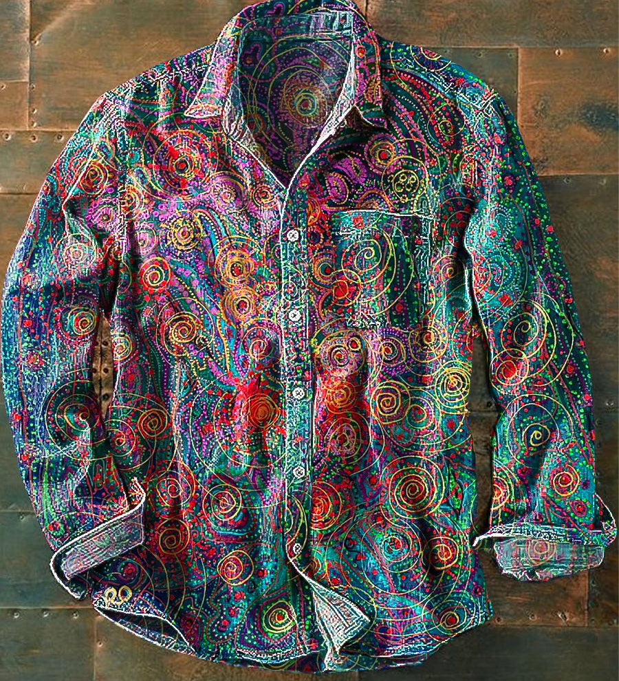 Elegant Retro Linije Košulja