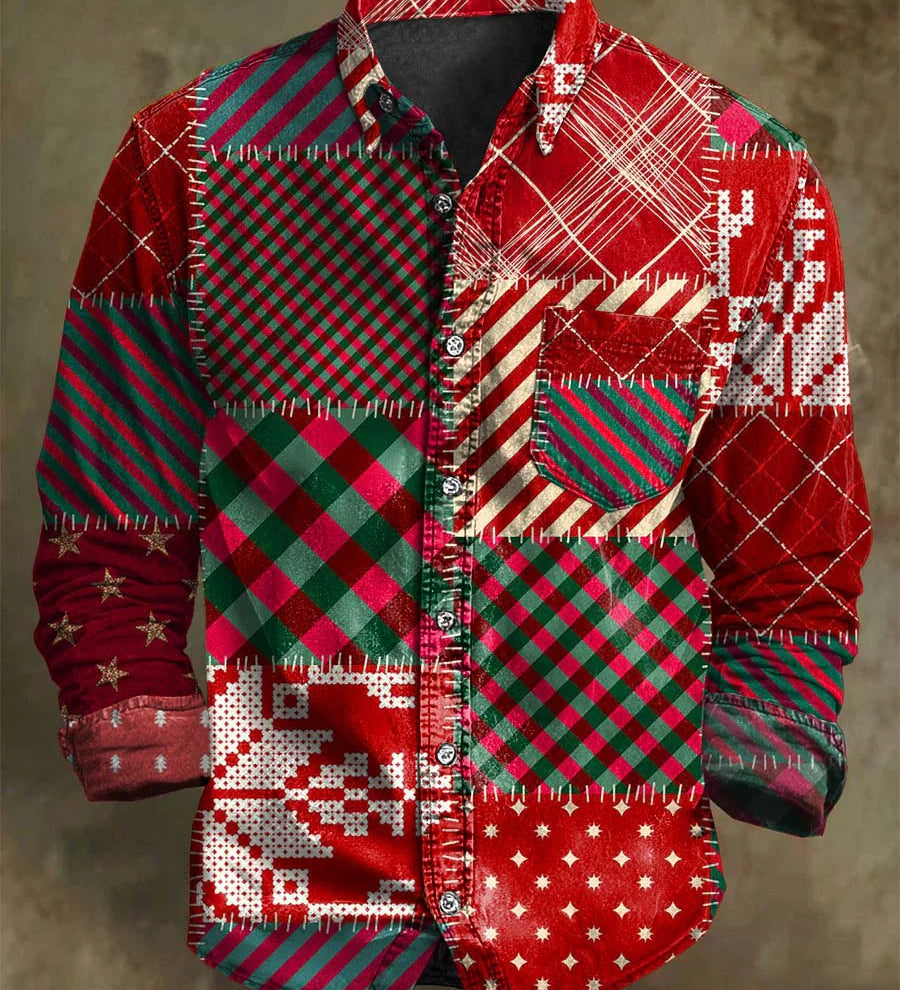 Jedinstven Božićna Karirana Košulja