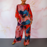 Moniek™ | Satenski dvodijelni ženski set