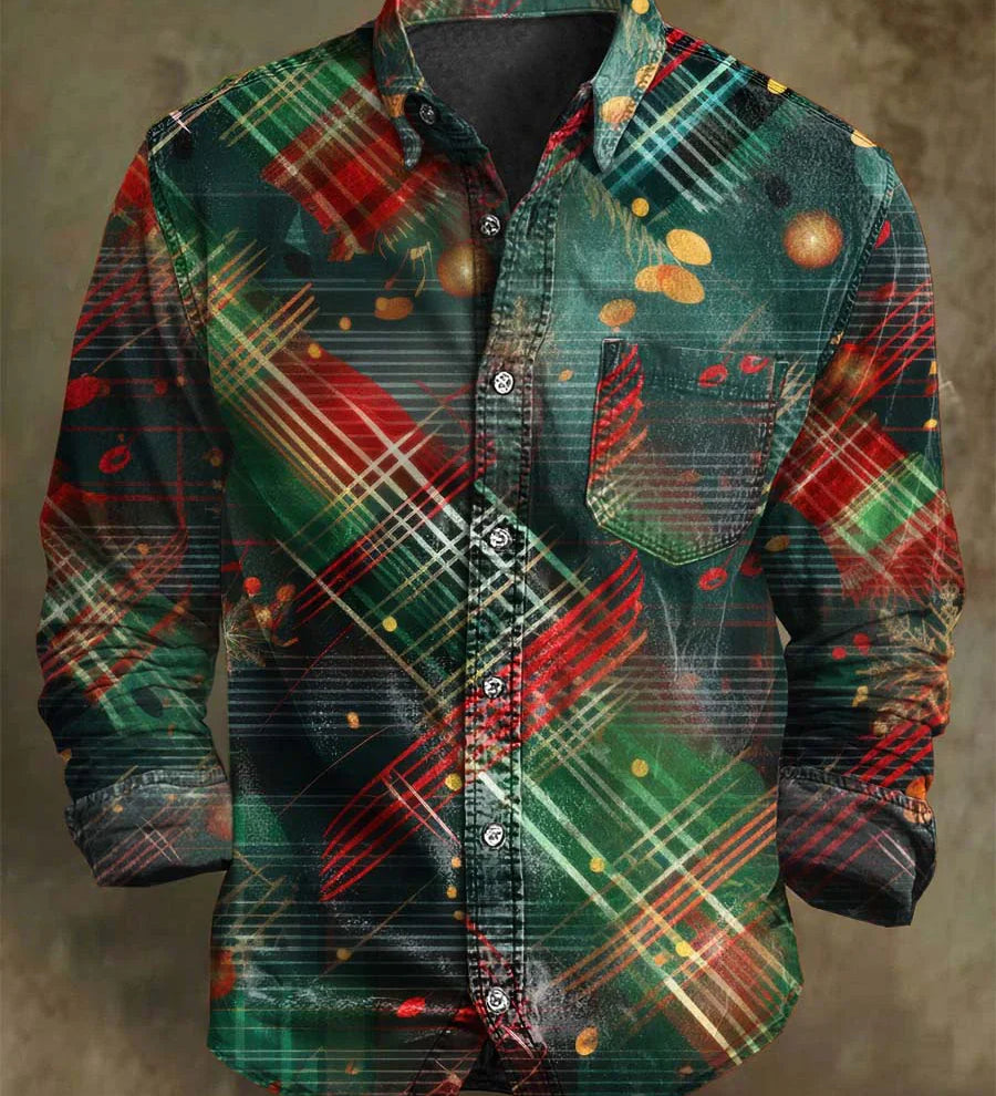 Jedinstven Božićna Karirana Košulja