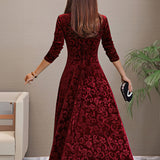 Denise | Haljina od baršuna za blagdansku eleganciju