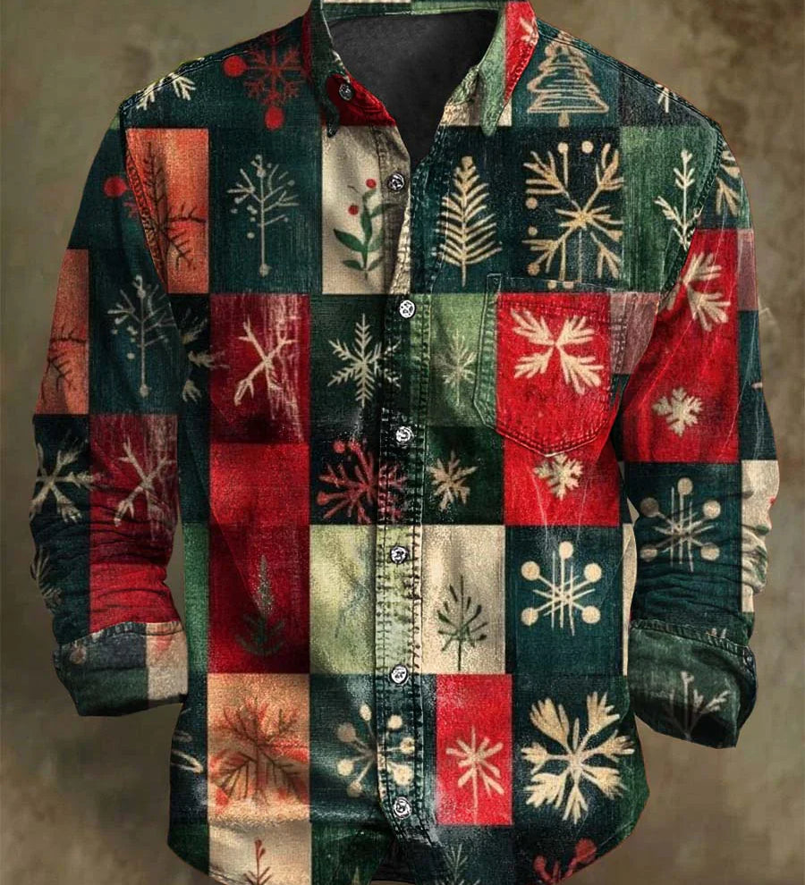 Jedinstven Božićna Karirana Košulja