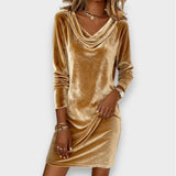 Scarlett - Labava baršunasta haljina