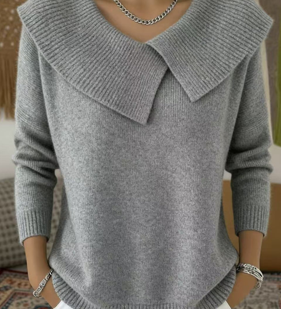 Lucia | Topli pulover s mekim ovratnikom