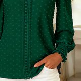 Amy | Bluzica s napuhanim rukavima i okruglim izrezom