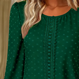 Amy | Bluzica s napuhanim rukavima i okruglim izrezom