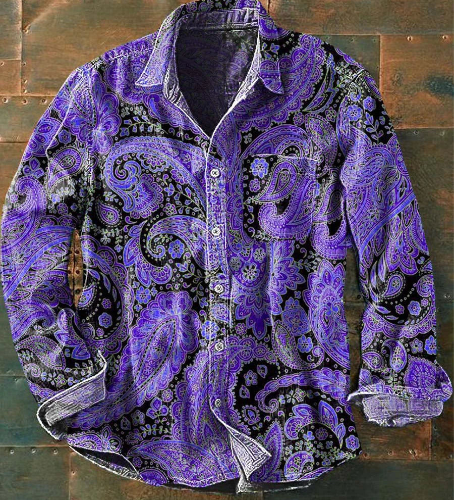 Stylish Muška Paisley Košulja