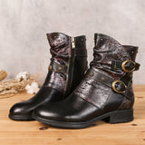 Retro oslikane ravne cipele