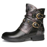 Retro oslikane ravne cipele