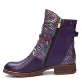 Retro oslikane ravne cipele