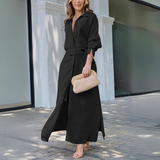 Jeanette™ | Elegantna maxi haljina s V-izrezom