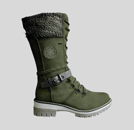 FrostLuxe - Vodootporne Vezane Čizme do Pola Lista