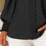 Amy | Bluzica s napuhanim rukavima i okruglim izrezom