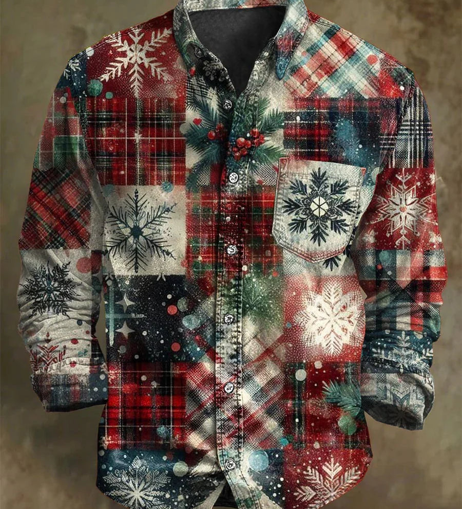 Jedinstven Božićna Karirana Košulja