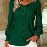 Amy | Bluzica s napuhanim rukavima i okruglim izrezom