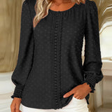 Amy | Bluzica s napuhanim rukavima i okruglim izrezom