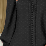 Amy | Bluzica s napuhanim rukavima i okruglim izrezom