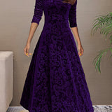 Denise | Haljina od baršuna za blagdansku eleganciju