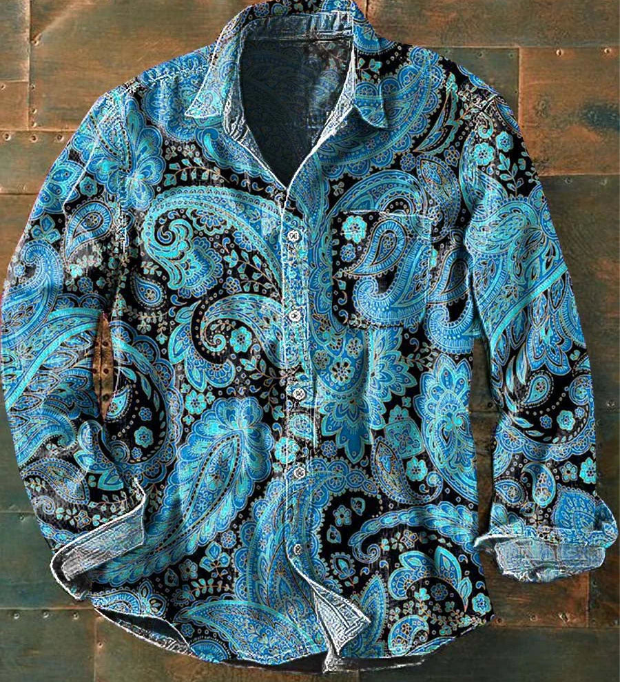 Stylish Muška Paisley Košulja