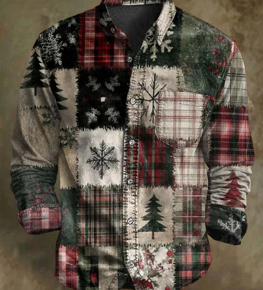 Jedinstven Božićna Karirana Košulja