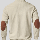 Kortez – Ležerni Pleteni Pulover s Poluzipom