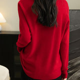 100% Merino vuna bez šavova džemper