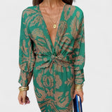 Vesna - Midi haljina s V-izrezom