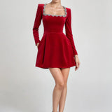 Willow™ | Baršunasta mini haljina