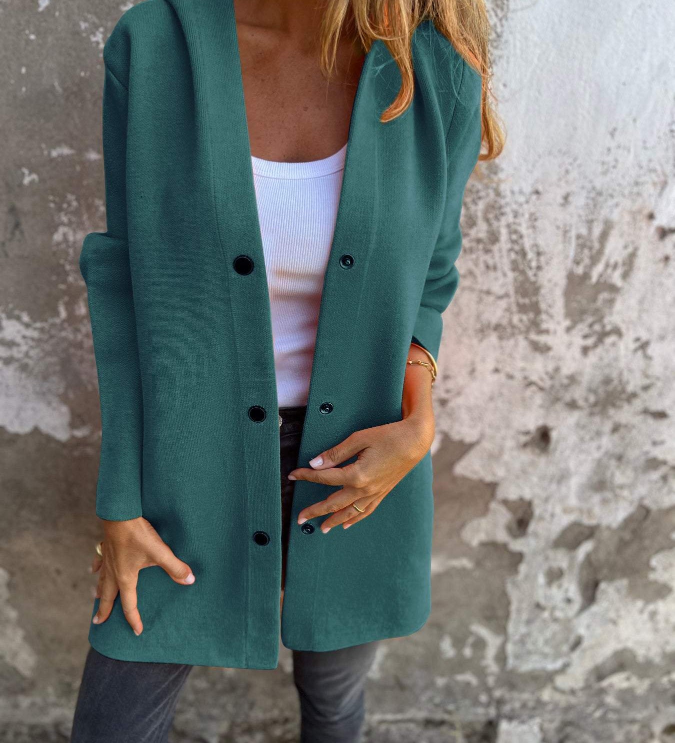 Lucija - Casual Cardigan s Kapuljačom