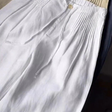 Camille | Široke hlače od pamuka i lana