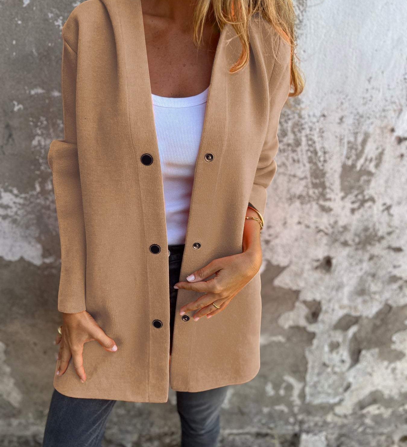 Lucija - Casual Cardigan s Kapuljačom