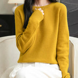 100% Merino vuna bez šavova džemper