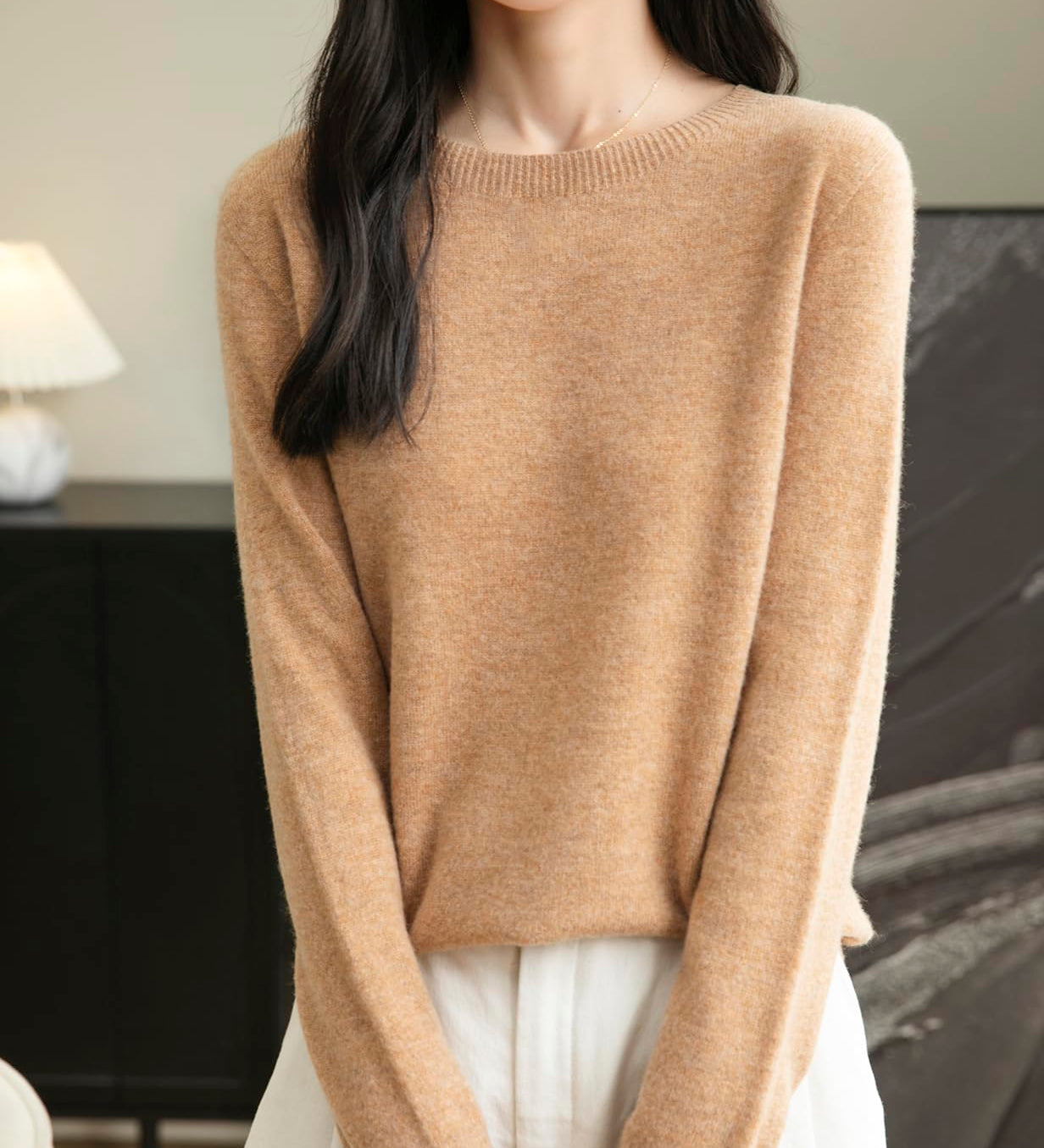 100% Merino vuna bez šavova džemper