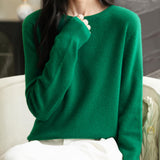 100% Merino vuna bez šavova džemper