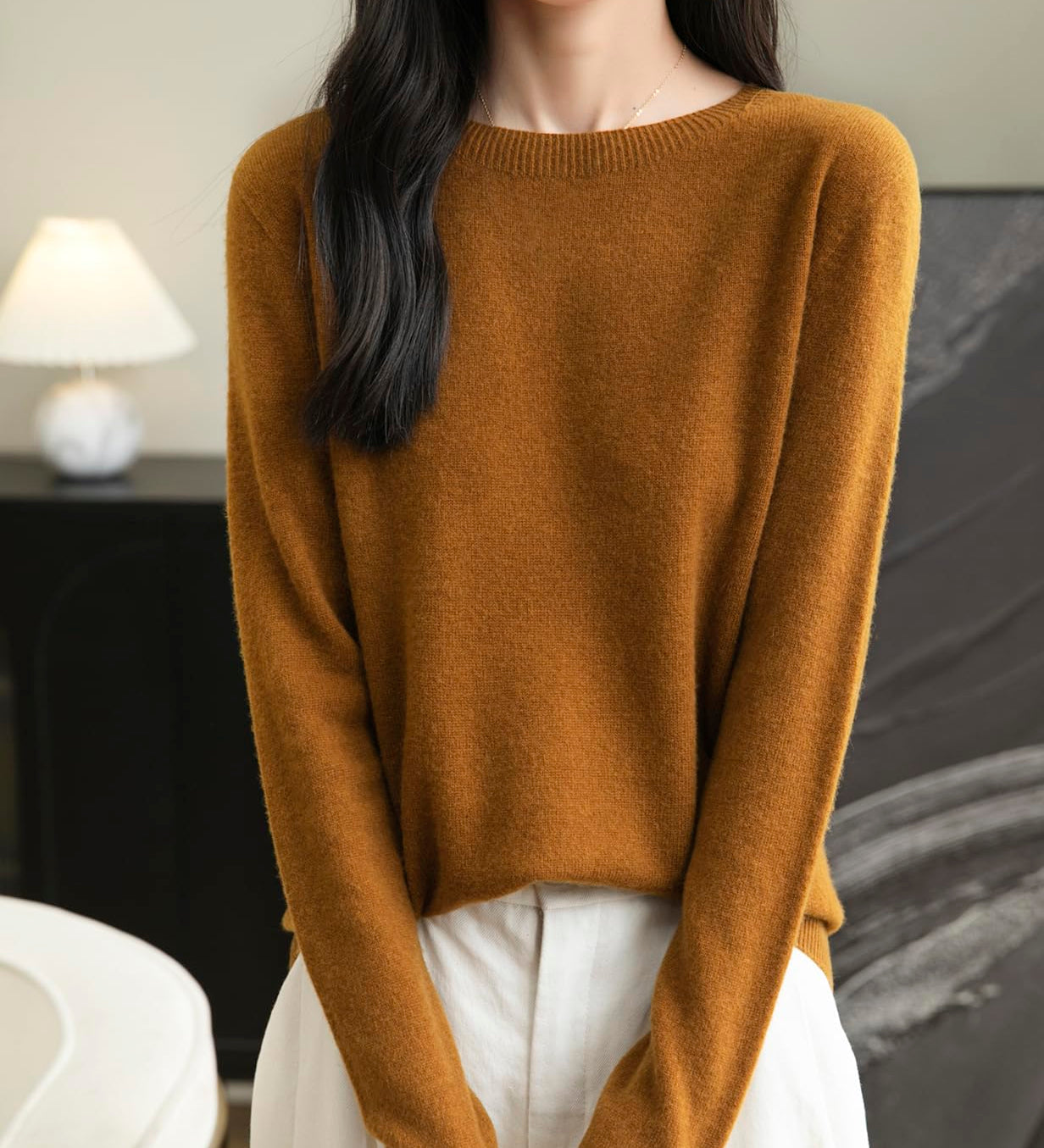 100% Merino vuna bez šavova džemper