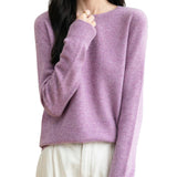 100% Merino vuna bez šavova džemper