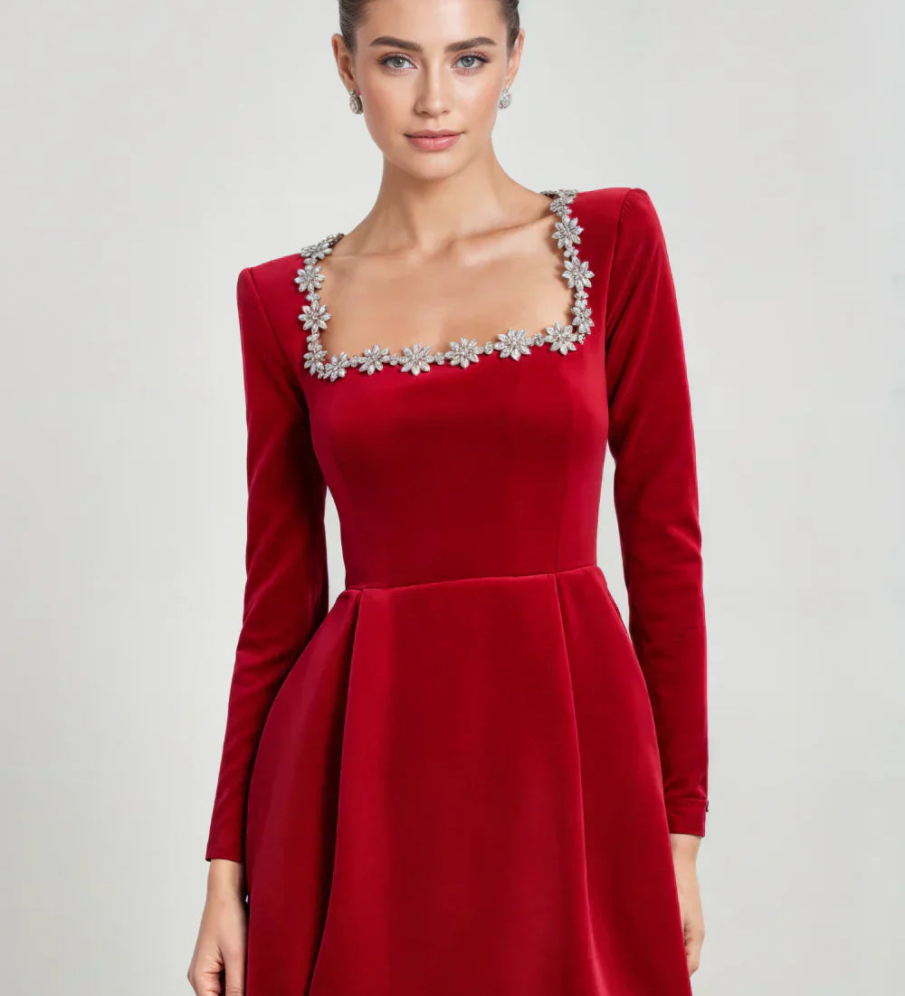 Willow™ | Baršunasta mini haljina