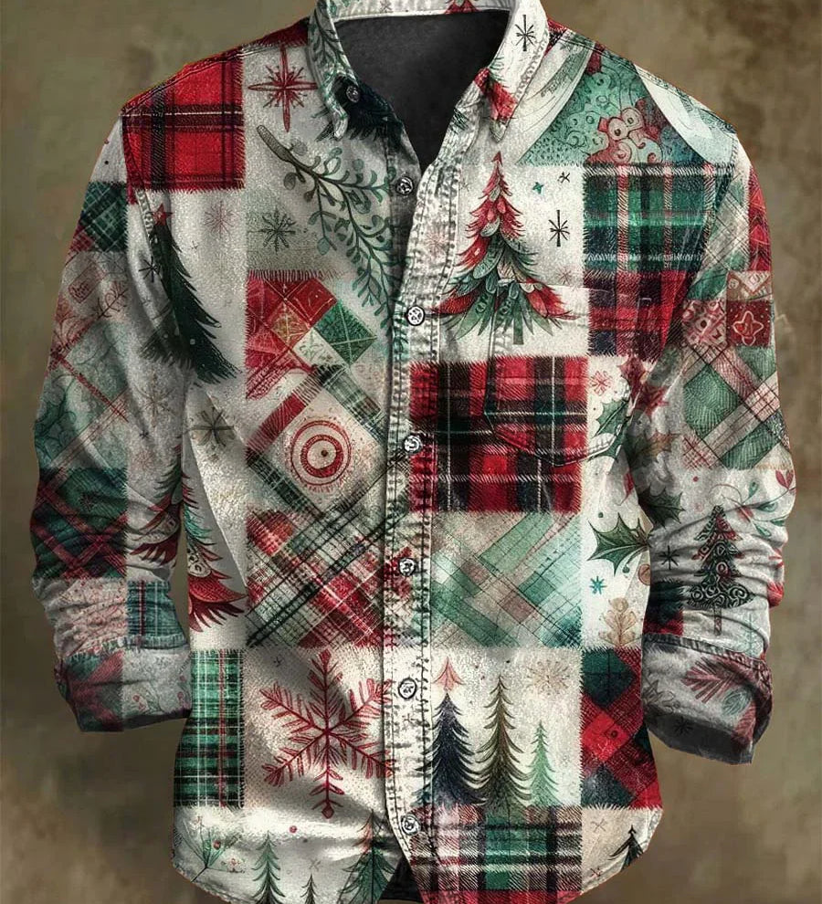 Jedinstven Božićna Karirana Košulja