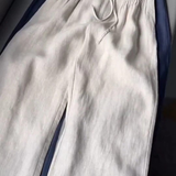 Camille | Široke hlače od pamuka i lana