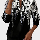 Marci | Majica s printom i polu patentnim zatvaračem