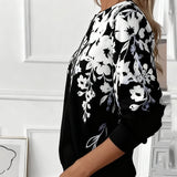 Marci | Majica s printom i polu patentnim zatvaračem