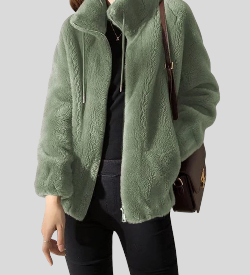 Marry - Mekana Flis Jakna s Visokom Ogradom